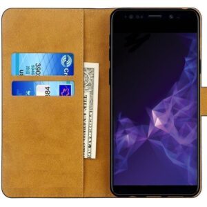 Samsung Note 9 Leder Wallet Hülle