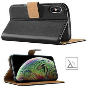 iPhone XS MAX Flipcase Hülle Leder Cover